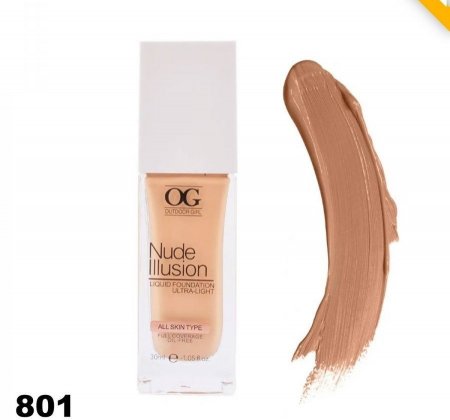  كريم اساس  من شركة اوجي og  NUDE رقم 801*